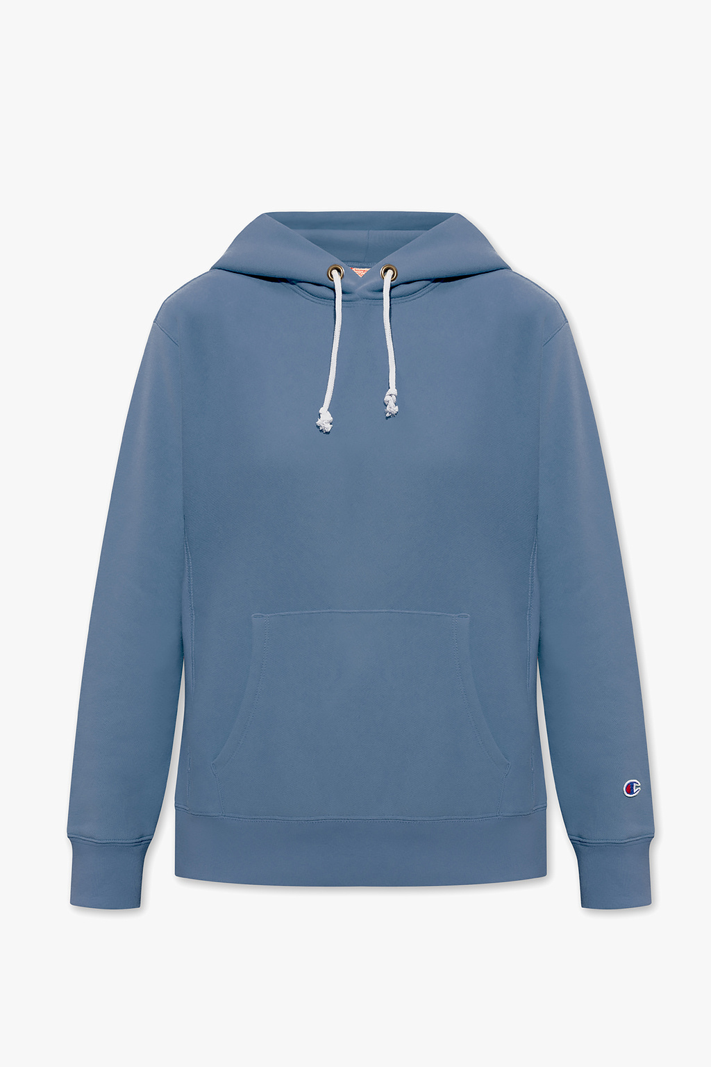 Blue Hoodie with logo patch Champion SchaferandweinerShops GB product eng 1025490 adidas Originals Adicolor Oversized Sweatshirt